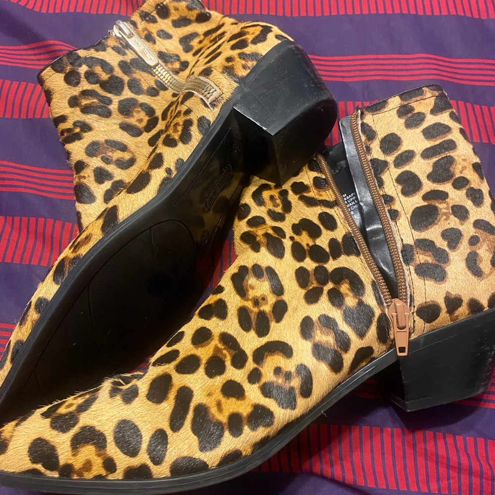 Leopard Print Booties - image 2